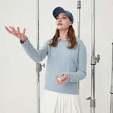 Classic cashmere cable knit (6652483338358)