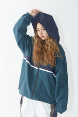 ニートフーデッドジャケット/BSR2223FWJK051 NEAT HOODED JACKET GREEN