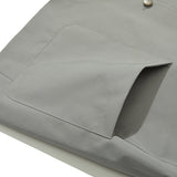 ロゴカラーコットンベーシックジャケット/BSR2223FWJK063 LOGO COLLAR COTTON BASIC JACKET GRAY