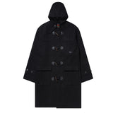 カットポイントダッフルコート / CUT POINT DUFFLE COAT - BLACK