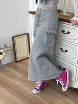 Cargoporket long skirt