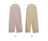 フレンチコットンワイドパンツ (3color)