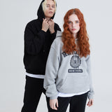 Signature Logo Emblem Hoodie Gray (6540198609014)