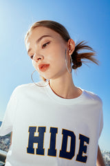 HIDE Logo Graphic T-Shirt (White) (6570996039798)