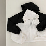 [2colors] Airport hooded windbreaker