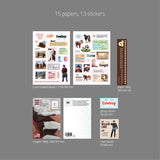 oab cowboy pack / scrap sticker set