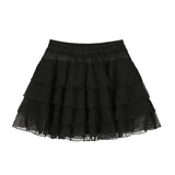 0 8 ティアードスカートレギンス / 0 8 tiered skirt leggings  - BLACK