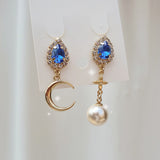 ブルークリスタルアンドザムーンピアス / Blue Crystal and the Moon Piercing