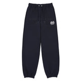 A LOGO SYMBOL PRINTING TRAINING PANTS NAVY