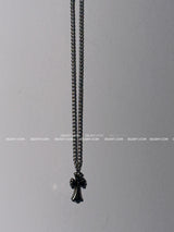 chrome surgical long-necklace