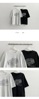 スタンプドショートスリーブシャツ / a stamped short-sleeved shirt
