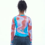 LSDウォーマー グラフィック クロップ Tシャツ / LSD WARMER GRAPHIC CROP T