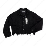 ダメージオーバークロップジャケット/MG601 Damage Over Cropped Jacket