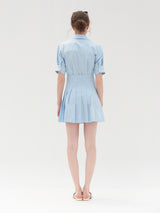 PLEATS DETAIL WRAP ONEPIECE_SKY BLUE (6580886470774)