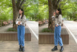 ミディアムストレートデニムパンツ / MEDIUM BLUE STRAIGHT DENIM PANTS [16626]