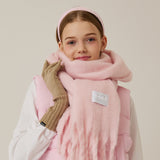 Fingerhole Touch Long Gloves