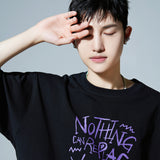 HOLYNUMBER7 X DKZ セヒョンレタリングブラックTシャツ