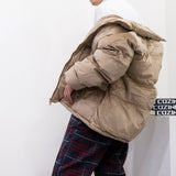 2WAYベルベットショートダウンジャケット / [Unisex] Two-way Velvet Short Down Jacket (11 colors)
