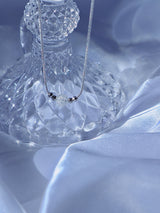 Simple crack crystal necklace