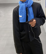 No.0509 twisted knit muffler (4color)
