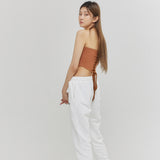 CORSET TUBE TOP BROWN (6682523271286)