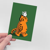 GOGO TIGER & MOUSE POST CARD (6538755833974)