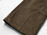 Bluesf Corduroy Cargo Pants - Brown
