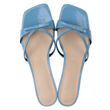 Y.01 Jane Candy Kitten Mules / YY20S-S44 / Blue (6550173188214)