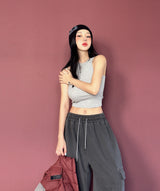 Four Seasons V-neck Cropped Sleeveless