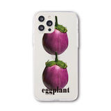 エッグプラントアイフォンケース(ソフト)/EGGPLANT PHONE CASE 1 (JELLY)