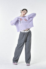 ダメージニット / damage knit (purple)
