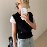[Bellide made] オールドマネーVネックニットベスト