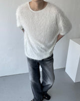 90's ソルモヘアショートスリーブTシャツ / 90's Sol Mohair Short-Sleeved T-Shirt (3 colors)