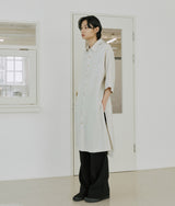 ユニセックスワイドスリーブロングシャツ/unisex wide sleeve long shirts natural