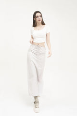 リンクスリットストラップロングスカート / 954. Linked slit strap long sk (2color)