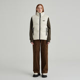 IVORY ATHR PADED VEST