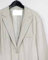 エンボレザージャケット/Embo Leather Jacket (2color)