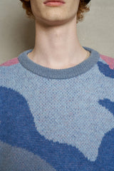 BRUSHED CAMO KNIT