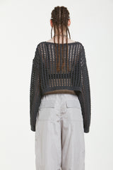 バイクロップドニット/BAY CROPPED KNIT