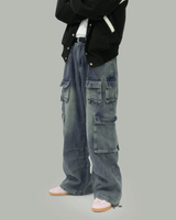 Triple pocket denim pants