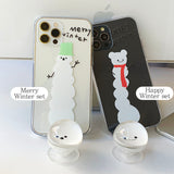 Happy Winter - Happy Winter Snow Couple Phone Case Bead Tok Set 