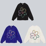 Clover Embroidered Knit