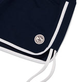 WORDING GRAPHIC DOLPHIN PANTS [NAVY]