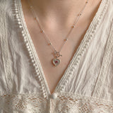 Stamp necklace