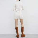 Sophie Velvet Square Long Boots