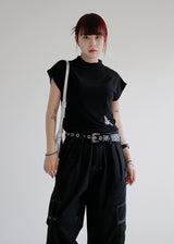 アルファベットショートスリーブポーラーTシャツ/Alphabet Short Sleeve Polar T-shirt (4color)