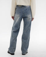 No.1839 バウンディングワイドデニムパンツ/No.1839 Bonding wide denim pants