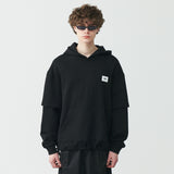 CONTROL LAYERED HOODIE (BLACK) (6543167094902)