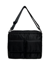 パッデッドカーゴポケットクロスバッグ / Padded Cargo Pocket Cross Bag (Black)