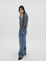 グランドVネックウールカーディガン / Grand V-neck wool cardigan (8color)